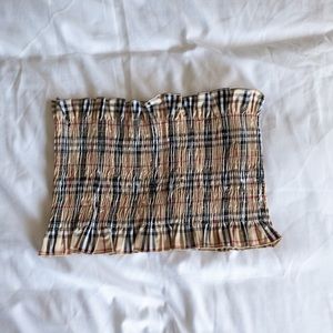 Plaid bandeau top
